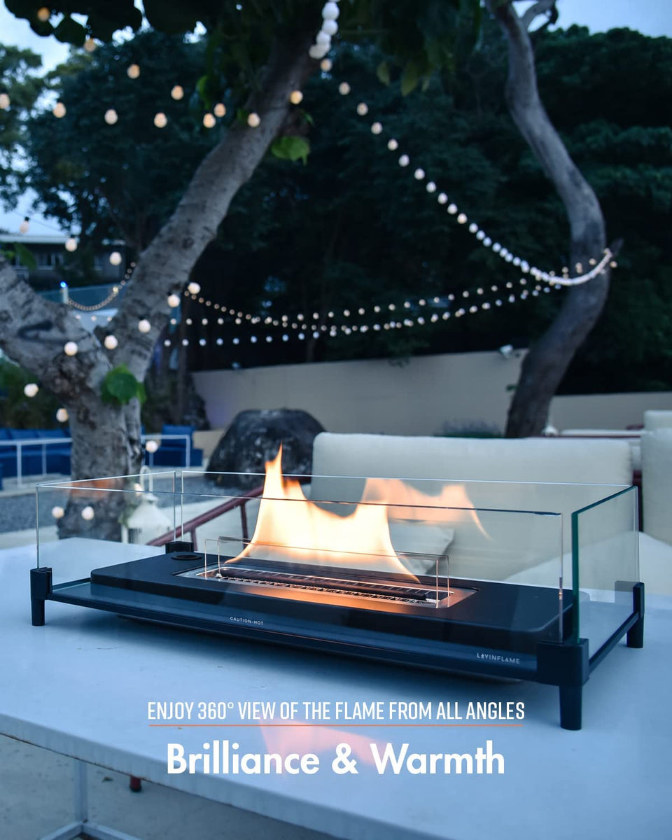ラヴィンフレーム Tabletop Fire Pit グラスガードセット Mountain Tabletop Fire Pit 240A (w/ Glass Guard) | Lovinflame